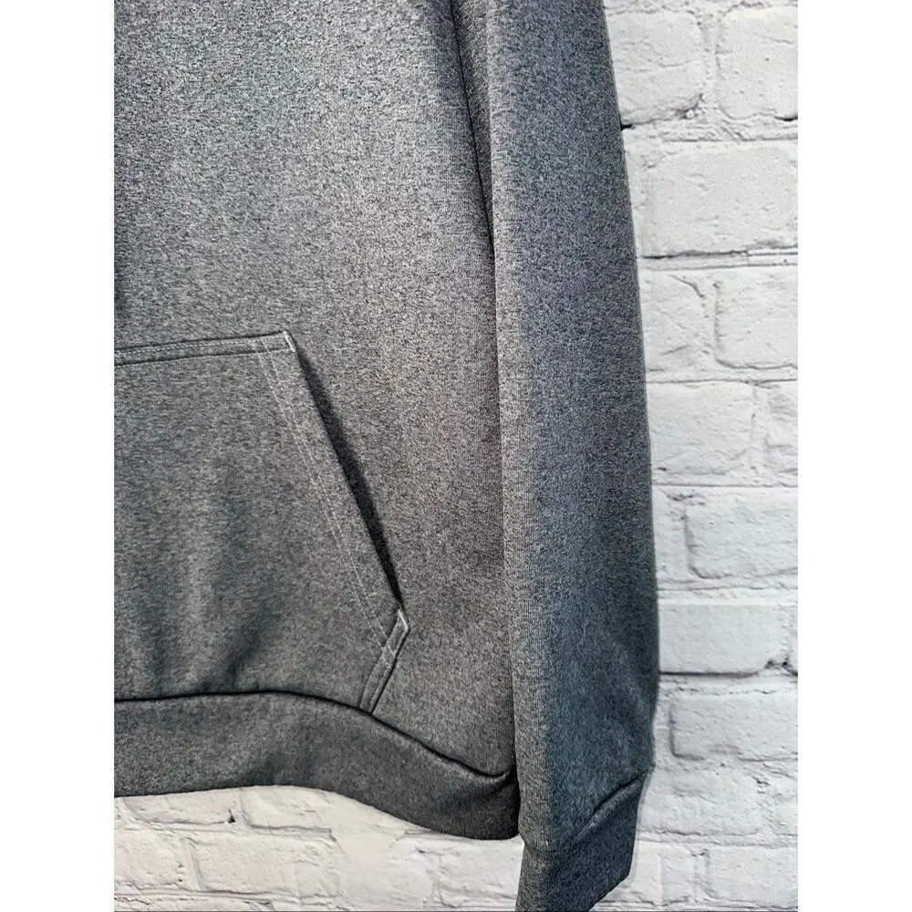 The North Face Half Dome Pullover Hoodie Men’s Medium Gray Teal Logo